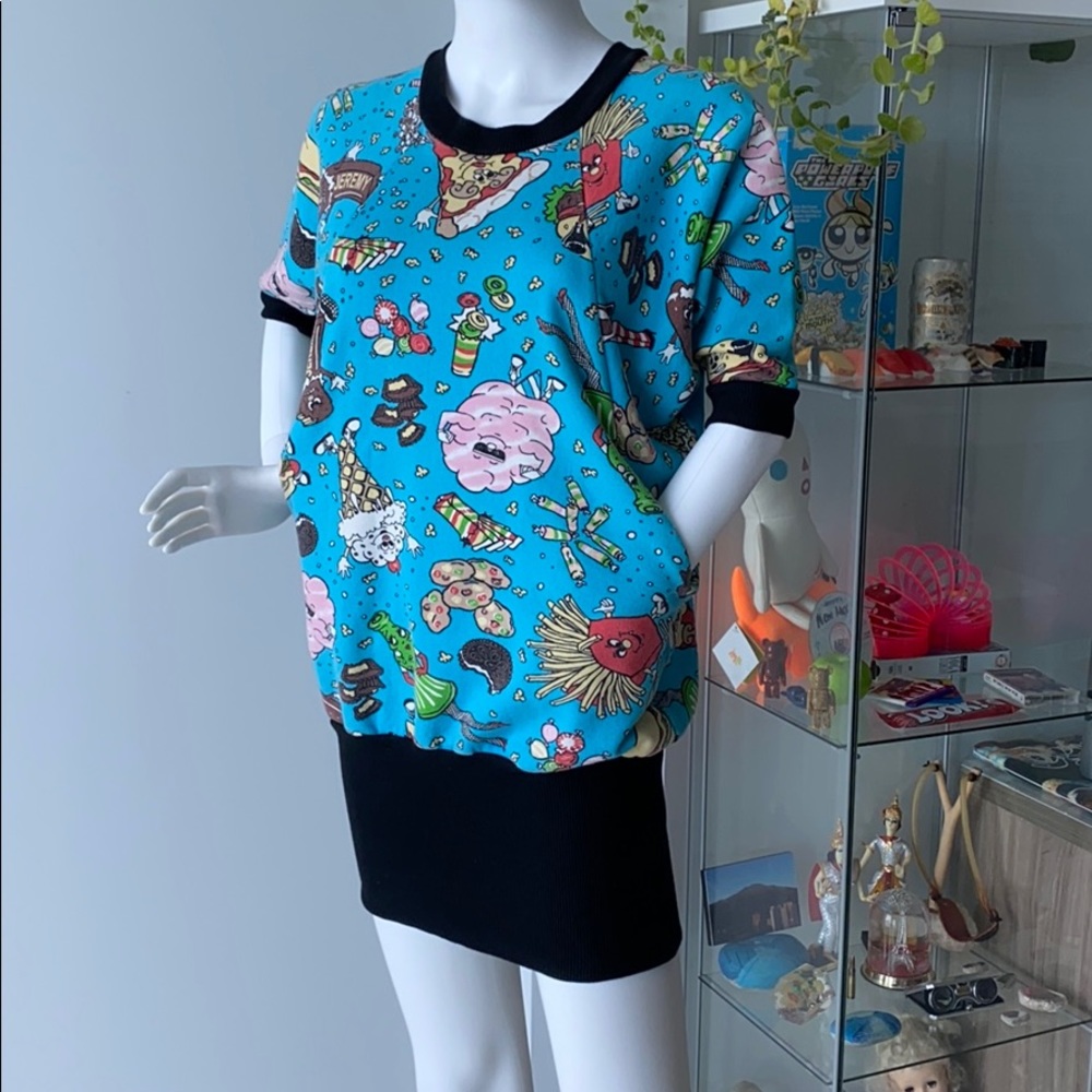 Jeremy Scott food fight sweat dress